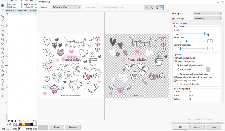 Buka CorelDraw Lalu Pelajari Outline Trace Yuk!