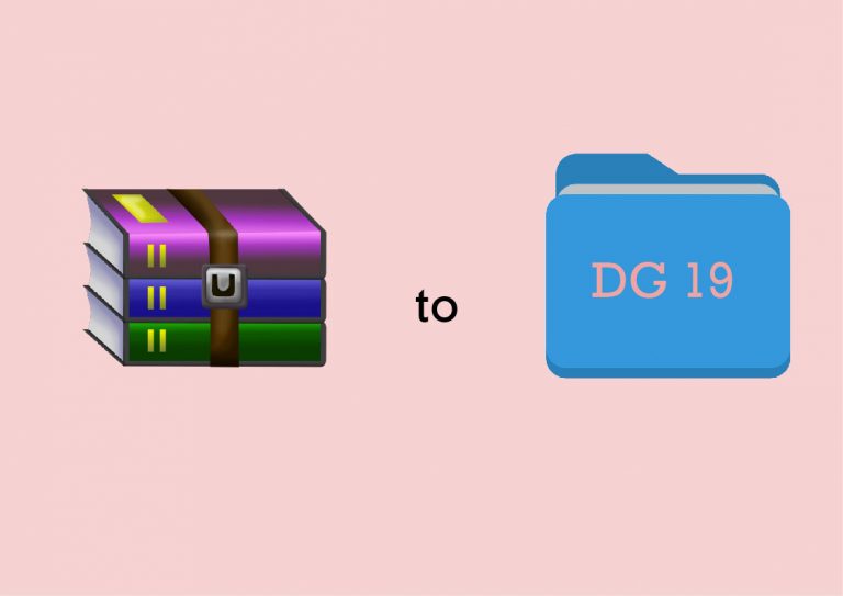 mengubah format rar menjadi file biasa