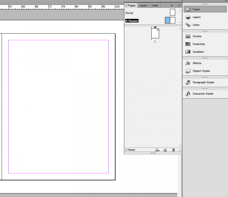 Pengertian Master Page di InDesign