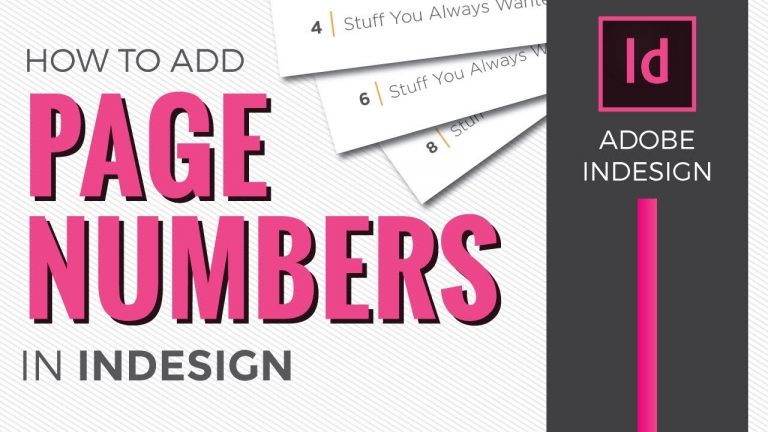 Cara Membuat Page Number di InDesign
